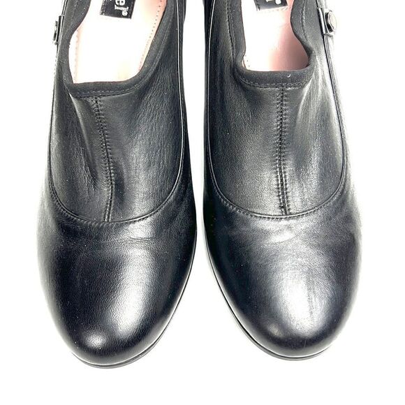 BEAUTIFIIL Israel Black Leather Pump - Picture 7 of 12